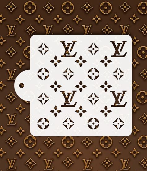 louis vuitton stencil for painting.